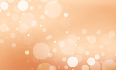 Soft lights. Vector illustration with copy space. Glowing bokeh effect on pastel gradient background