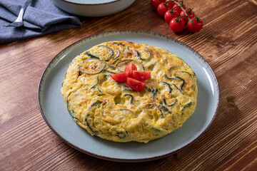 omelet di porri 