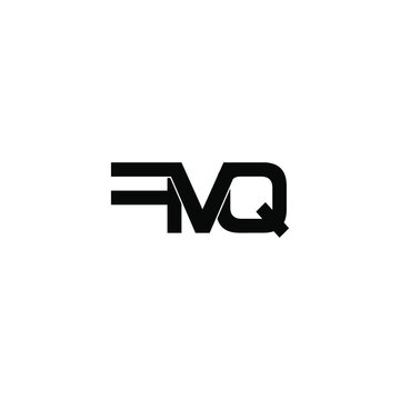 fvq initial letter monogram logo design