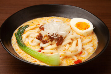 豆乳坦々うどん