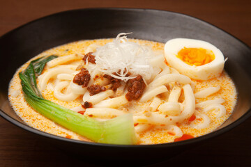 豆乳坦々うどん