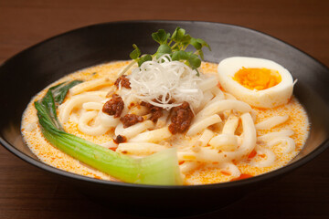豆乳坦々うどん