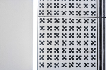 tiles pattern black and white 