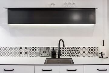 modern kitchen interior