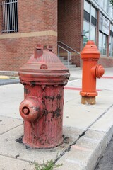 Fototapeta na wymiar Standpipe fire hydrant in Philadelphia