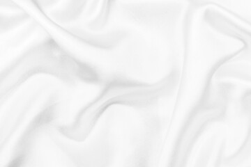 Obraz premium white silk fabric texture background
