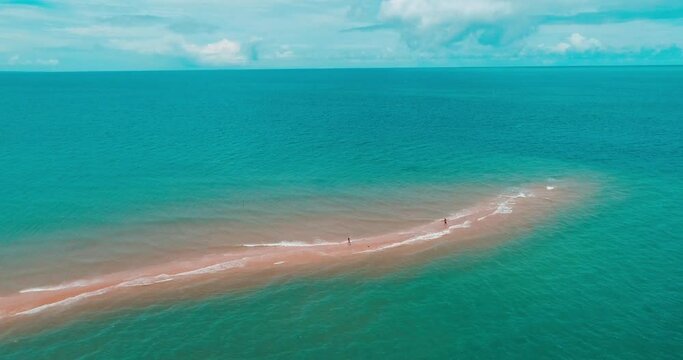 People walking on the ocean brazil
