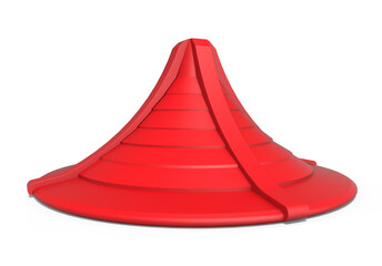 3d realistic playground park roof ​isolated on white background