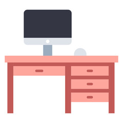 desk computer icon