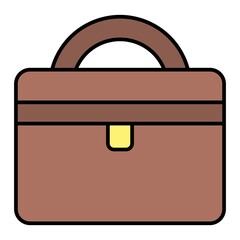 Vector Beauty Box Filled Outline Icon Design