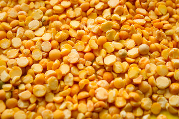 background of chick peas