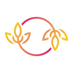 Flower logo vector icon