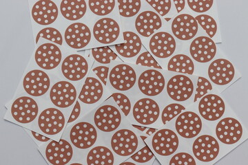 Acupuncture-Tape. Akupunkturpflaster.