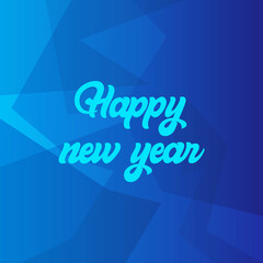 simple happy new year background