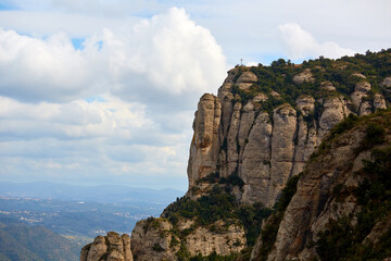 Montserrat is a mountain near Barcelona, in Catalonia. It is the site of a Benedictine abbey, Santa...