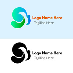 Fototapeta premium Company Creative Logo Design App Product Clean Icon Graphic Symbol illustration