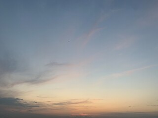 Colorful sky and sunrise.