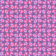 Rounded abstract seamless pattern - accent for any surfaces.