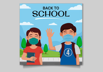 Back to School Social Media Post Design