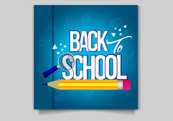 Back to School Social Media Post Design