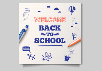 Back to School Social Media Post Design