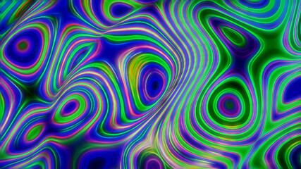 Abstract multi-colored fantasy liquid background