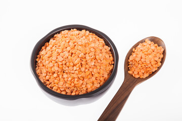 Very Healthy Food; Raw Peeled Red Lentils