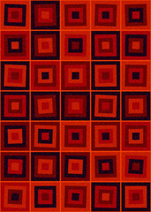 Abstract Geometric Pattern generative computational art illustration