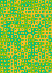 Abstract Geometric Pattern generative computational art illustration