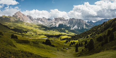 Panoramica Seceda, Val Gardena, Alto-Adige