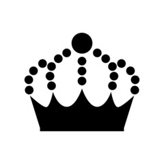 Vector illustration royal crown icon. Crown for business identification or logo, for jewelry design