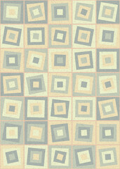 Abstract Geometric Pattern generative computational art illustration