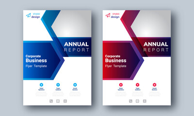 Annual Report Layout Design Template. Corporate Business flyer Background,  Catalog, Cover, Booklet, Brochure, Magazine, Poster, Corporate Presentation, Portfolio, Flyer, Banner, Website, Etc Concept 
