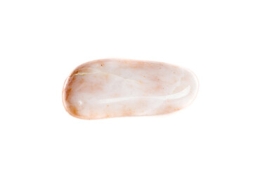 Macro mineral stone jasper on a white background