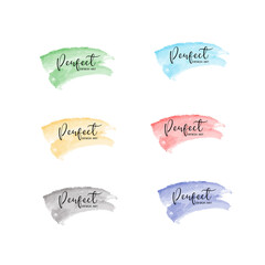 water color swatches design 
