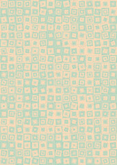 Abstract Geometric Pattern generative computational art illustration