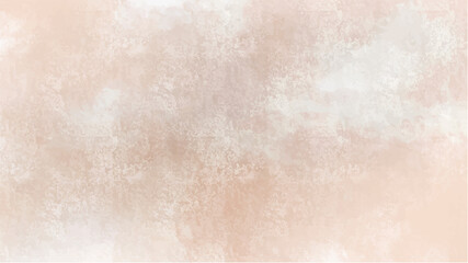 Hand painted watercolor sky and clouds, abstract watercolor background, vector illustration