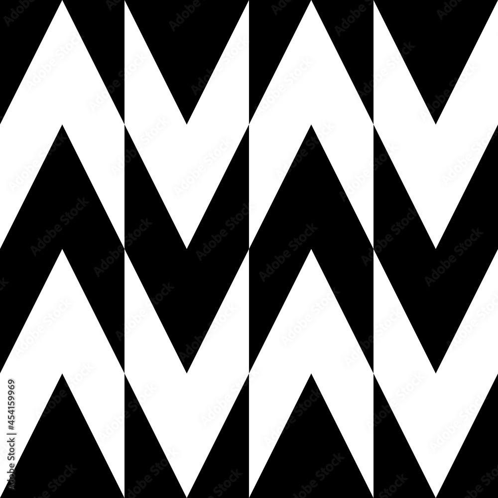 Poster checker arrows pattern. vector black and white colors.