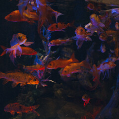 fish in aquarium