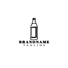 bottle logo icon design template vector