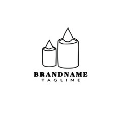 chandelier logo icon design template vector illustration