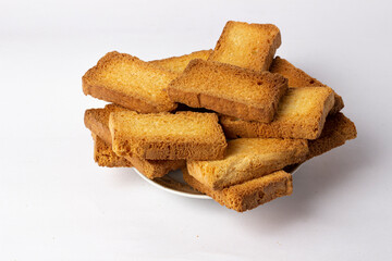Delicious rusk for morning breakfast