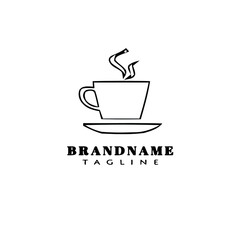 coffee cup logo design template icon vector illustration