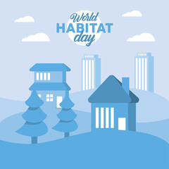 world habitat day scene
