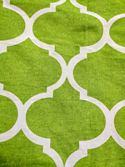 Colorful Close-up image of of design on cotton carpet at home. Can be used as background