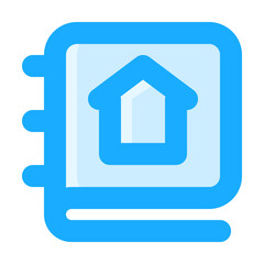 Home Book icon illustration