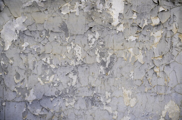 Chipped cement wall