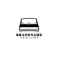 bed logo cartoon logo icon design template flat isolated vector illustration