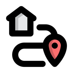 Home Route icon illustration
