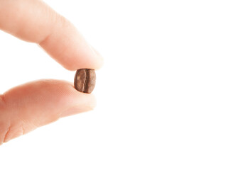 image of coffee finger white background 